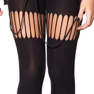 Black Milk Suspender Hosiery